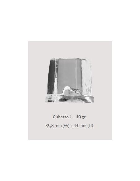 Machine à glaçons Ice Tech SS 35 - Glaçon L plein cubique - 33 kg/24h - stockage 15 kg