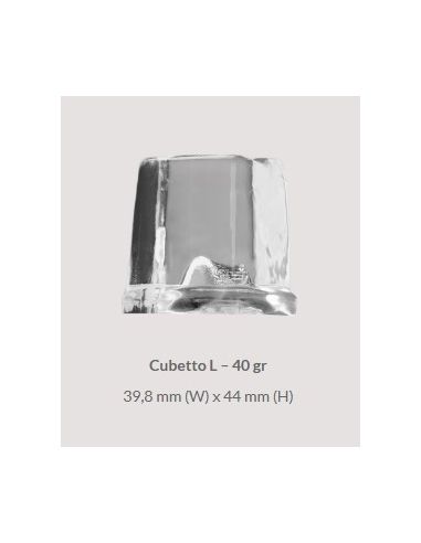Machine à glaçons Ice Tech SS 75 - Glaçon L plein cubique - 58 kg/24h - stockage 30 kg