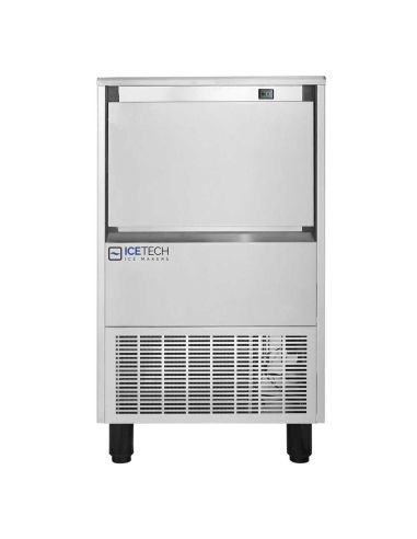 Machine à glaçons pleins - demi-cubes de 6g - 45 kg/24h - Stockage 20 kg |Ice Tech HD 50