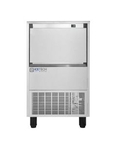 Machine à glaçons pleins - demi-cubes de 6g - 76 kg/24h - Stockage 20 kg | Ice Tech HD 70