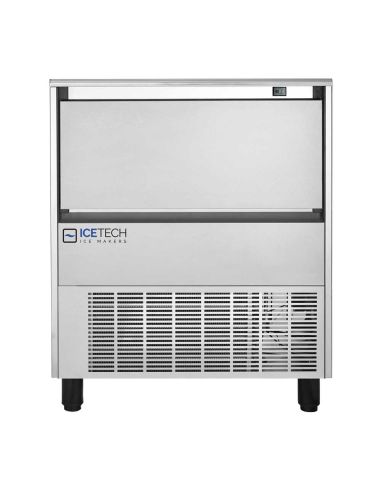 Machine à glaçons pleins - demi-cubes de 6g - 145 kg/24h - Stockage 45 kg | Ice Tech HD 150