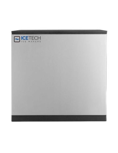 Tête de production à glaçons pleins - demi-cubes de 6g - 300 kg/24h - Stockage modulaire | Ice Tech HD 315 Slim