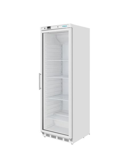 Vitrine réfrigérée positive 1 porte vitrée - Série C - 400 L | Polar CZ786