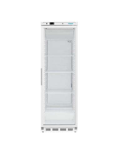 Vitrine réfrigérée positive 1 porte vitrée - Série C - 400 L | Polar CZ786