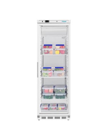 Vitrine réfrigérée positive 1 porte vitrée - Série C - 400 L | Polar CZ786