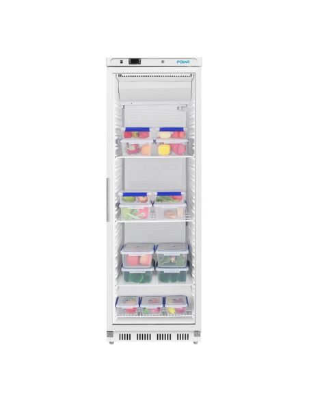 Vitrine réfrigérée positive 1 porte vitrée - Série C - 400 L | Polar CZ786