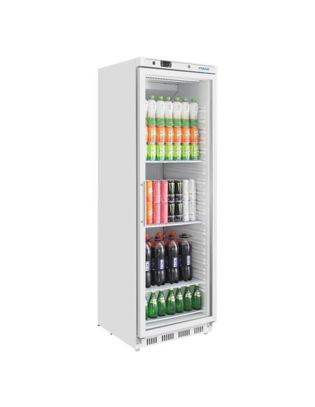Vitrine réfrigérée positive 1 porte vitrée - Série C - 400 L | Polar CZ786