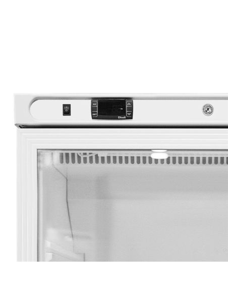 Vitrine réfrigérée positive 1 porte vitrée - Série C - 400 L | Polar CZ786