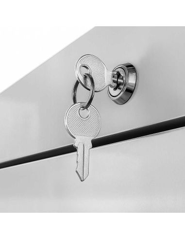 Réfrigérateur de stockage ECO 400 L – 1 porte – Inox – Air pulsé – 206 W