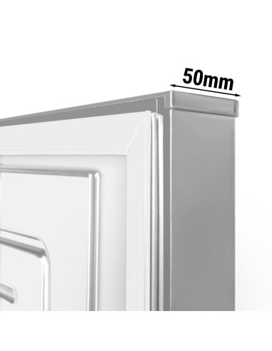 Réfrigérateur de stockage ECO 400 L – 1 porte – Inox – Air pulsé – 206 W