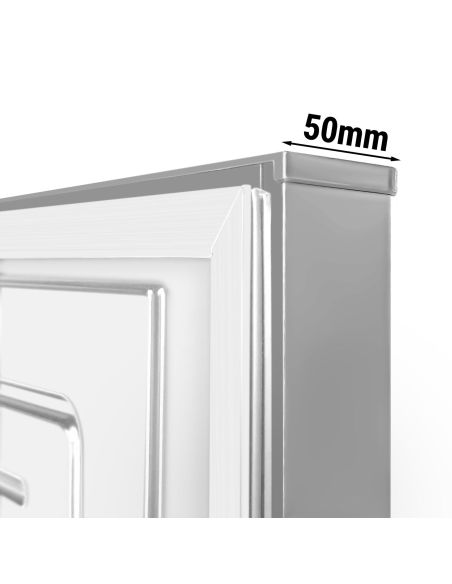 Réfrigérateur de stockage ECO 400 L – 1 porte – Inox – Air pulsé – 206 W