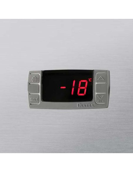 Réfrigérateur de stockage ECO 400 L – 1 porte – Inox – Air pulsé – 206 W