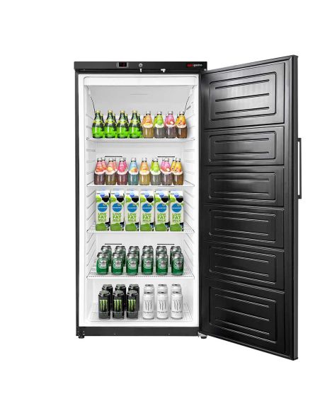 Réfrigérateur de stockage ECO 600 L – 1 porte – Noir – Froid statique