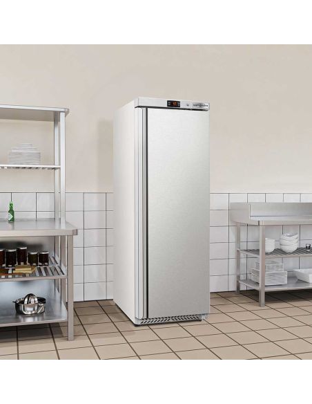 Réfrigérateur de stockage ECO 400 L – 1 porte - Inox et ABS – Air pulsé