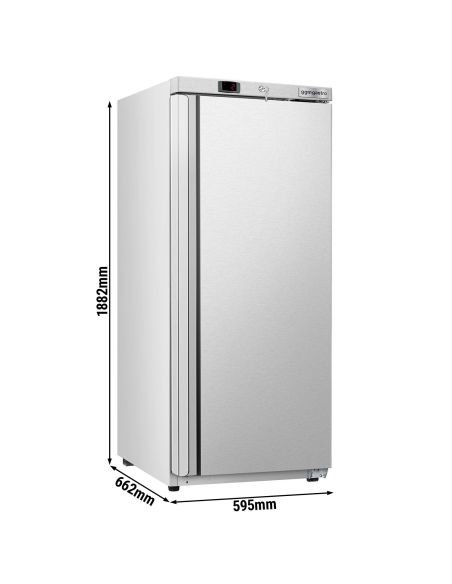 Réfrigérateur de stockage ECO 400 L – 1 porte - Inox et ABS – Air pulsé