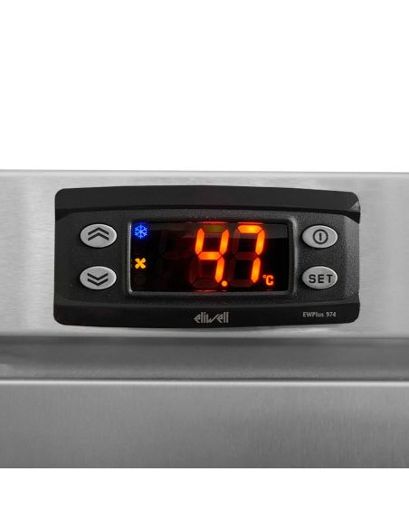Réfrigérateur de stockage ECO 400 L – 1 porte – Inox AISI 430 – Air pulsé
