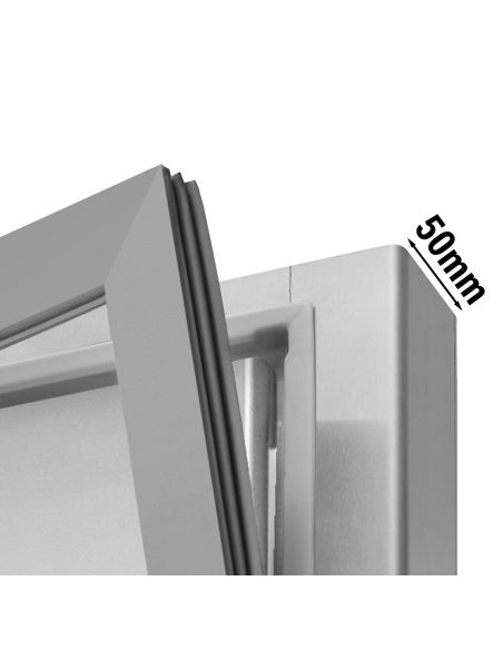 Réfrigérateur de stockage ECO 600 L – 1 porte – Inox et ABS – Air pulsé