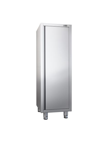 Armoire haute inox P 600 x H 1800 -1 porte battante