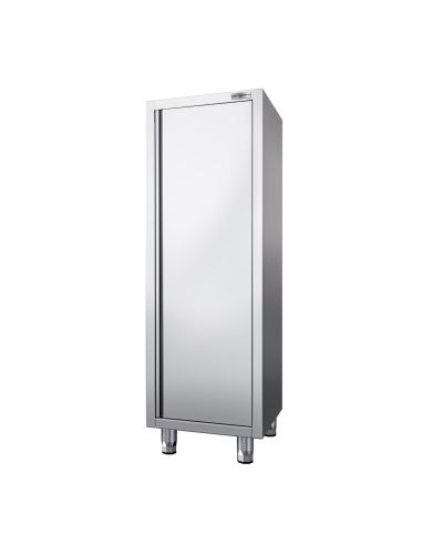 Armoire haute inox P 600 x H 1800 -1 porte battante