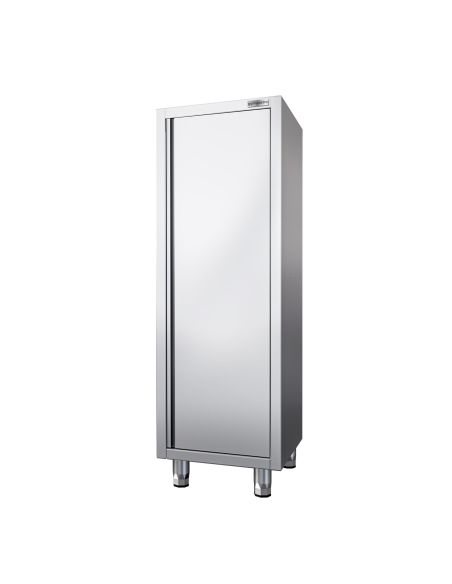Armoire haute inox P 600 x H 1800 -1 porte battante