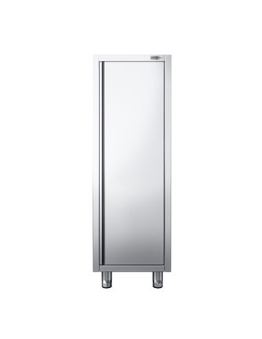 Armoire haute inox P 600 x H 1800 -1 porte battante