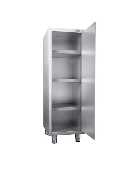 Armoire haute inox P 600 x H 1800 -1 porte battante