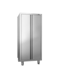 Armoire haute inox P 600 x H 1800 -2 portes battantes