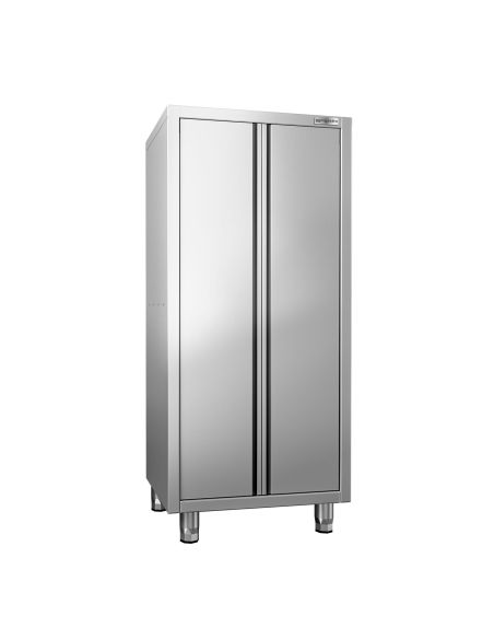 Armoire haute inox P 600 x H 1800 -2 portes battantes
