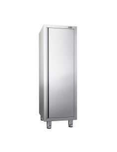 Armoire haute inox P 700 x H 1800 - 1 porte battante