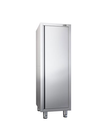 Armoire haute inox P 600 x H 1800 - 1 porte battantr