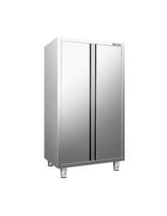 Armoire haute inox P 700 x 1800– 2 portes battantes