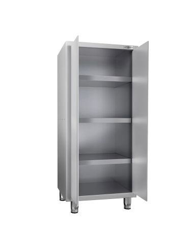 Armoire haute inox 700 x 1800 x 800– 2 portes battantes