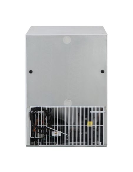 Dessous de comptoir vitré négatif inox - Série C - 129L | Polar - PC008
