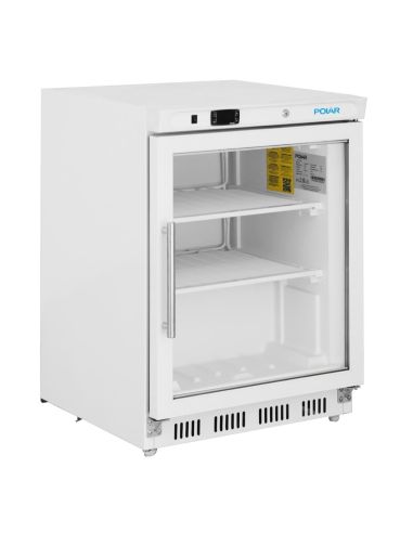 Dessous de comptoir vitré négatif blanc - Série C - 129L | Polar - PC007