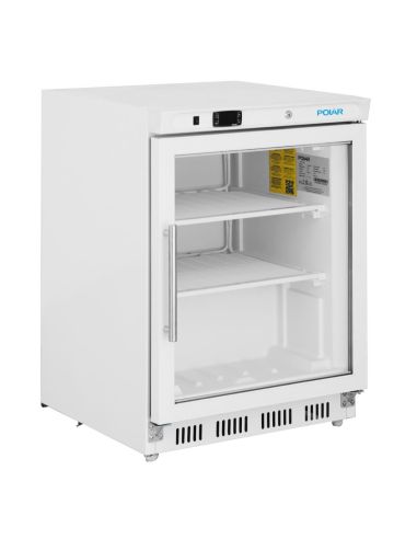 Dessous de comptoir vitré négatif blanc - Série C - 129L | Polar - PC007