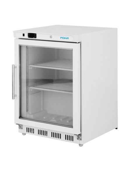 Dessous de comptoir vitré négatif blanc - Série C - 129L | Polar - PC007