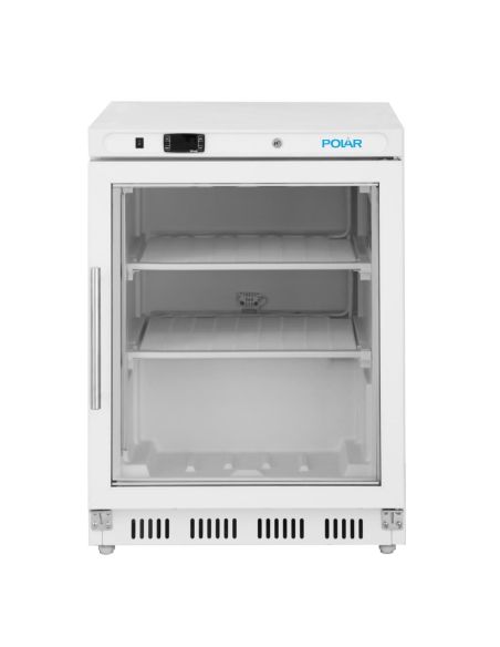 Dessous de comptoir vitré négatif blanc - Série C - 129L | Polar - PC007