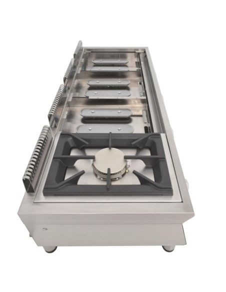 Module feu vif gaz pour planchas FLEXI – 1 brûleur fonte – 5,8 kW | Arilex 1PF