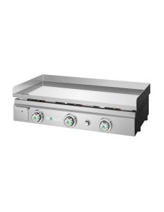 Plancha à gaz lisse en CHROME - L800 | Mainho - MAX-80CG