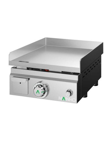 Plancha à gaz lisse en ACIER - L400 | Mainho - MAX-40G