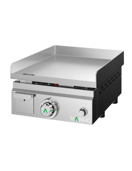Plancha à gaz lisse en ACIER - L400 | Mainho - MAX-40G
