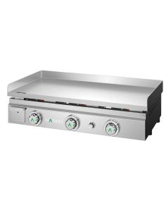 Plancha à gaz lisse en ACIER - L800 | Mainho - MAX-80G