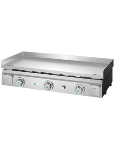 Plancha à gaz lisse en ACIER - L1000 | Mainho - MAX-100G