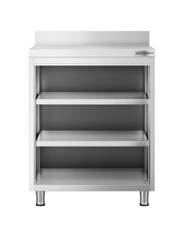 Table de préparation cocktail inox - 800 x 600 mm - 3 étagères