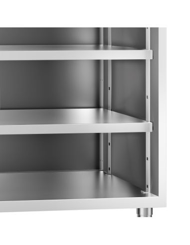 Table de préparation cocktail inox - 800 x 600 mm - 3 étagères
