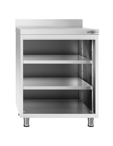 Table de préparation cocktail inox - 800 x 600 mm - 3 étagères
