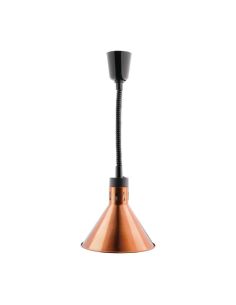 Lampe chauffante conique rétractable Buffalo finition cuivre | Buffalo - DY463