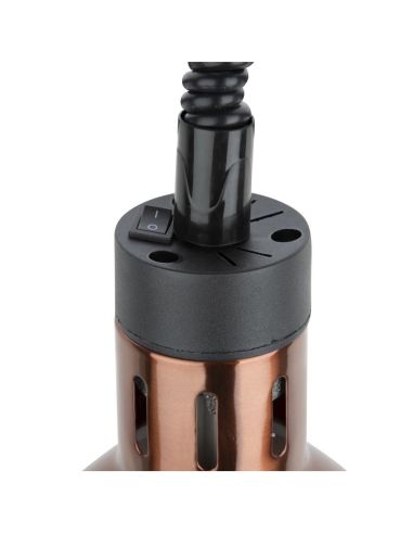 Lampe chauffante rétractable Buffalo finition cuivre | Buffalo - DR757