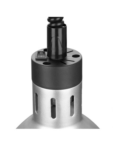 Lampe chauffante rétractable Buffalo finition métal brossé | Buffalo - DR758