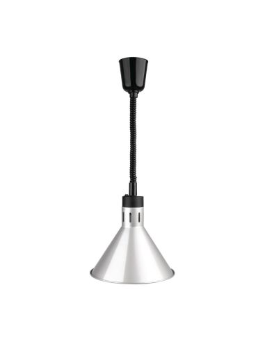 Lampe chauffante conique rétractable Buffalo finition argent | Buffalo - DY464
